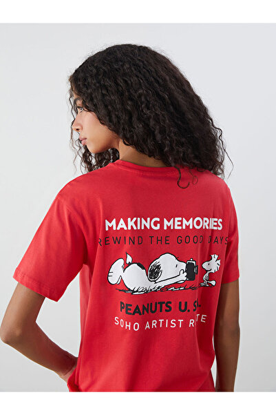 LC Waikiki تي شيرت نسائي مرخص من Zero Roba Yaka Snoopy من UZG STORE