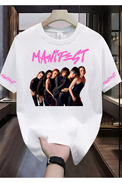 RYO FASHİON Tricou MANIFEST GROUP, alb, unisex, bumbac 100% u, tricou din mat...