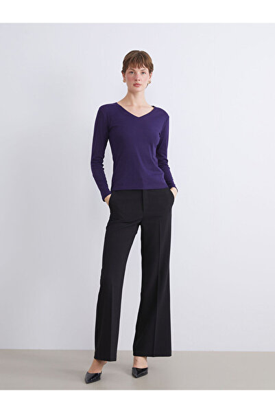 LC Waikiki Sparkling Choices from Shining Store | V-Neck Women's Bodysuit