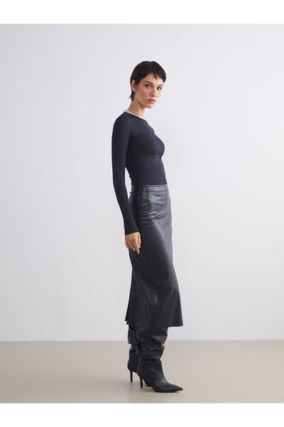 LC Waikiki Блискучі вибори від Shining Store | Жіночий боді з велосипедним коміром