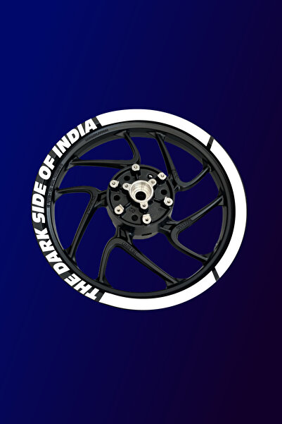 Sixteen Sticker Bajaj Pulsar Dominar Tvs Raider the Dark Side of India' Motor...