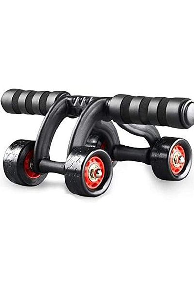 erorex Waist Belly Muscle Trainer Ab Roller 4 Wheels Exercise Equipment