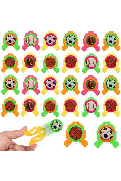 erorex 60 Pack Football Flying Saucers Launcher Toys Party Favors Chasing Toy Gifts Toys Outside Flying