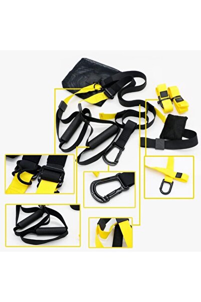 erorex جهاز تدريب التعليق - مجموعة تدريب التعليق المنزلية الشاملة - أحزمة تمارين القوة لرفع الأثقال كاملة