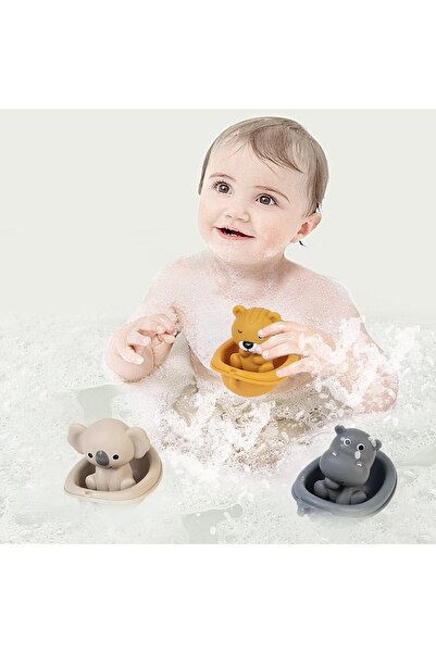 erorex Bath Boats Kids Floating Stackable Shower Toys Beach Toys Eco Friendly Babies Bathtub Bath Toy