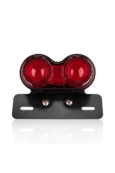 choice2 ضوء خلفي للدراجة النارية LED أحمر دخاني/أحمر 12 فولت مع ضوء إشارة انع...