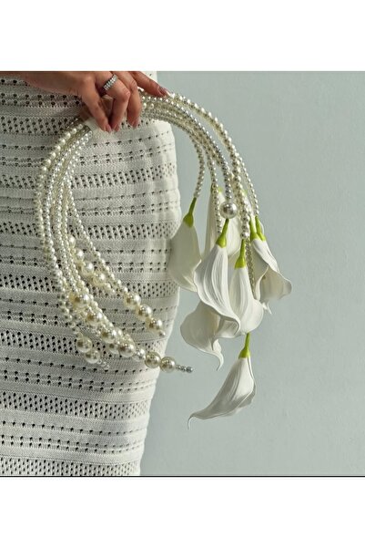 Merveparti Gelin buketi en Trend incili 5 Dal Gala