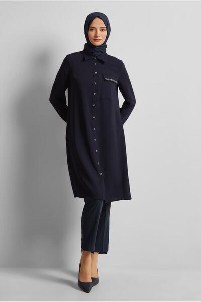 Alvina Shirt Collar Tunic 45611