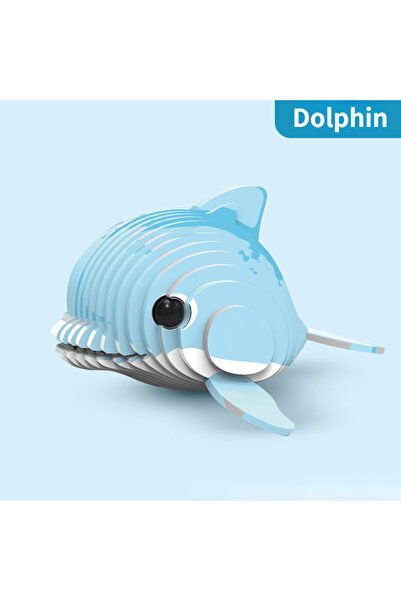 Choice1 لعبة أحجية ثلاثية الأبعاد للأطفال على شكل دولفين، أحجية حيوانات، ألعاب ذكاء للتعليم المبكر، ديناصور أ