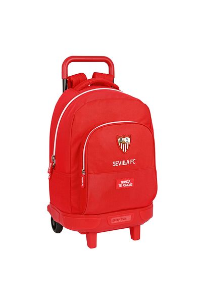 Sevilla Fútbol Club School Rucksack with Wheels Sevilla Fútbol Club Red (33 x 45 x 22 cm)