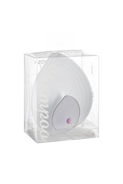 glitters فرشاة تدليك فروة الرأس بشعيرات ناعمة، 11 سم × 6 سم، أسود ووردي، فرشا...