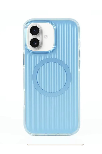 OSG iPhone 16 Uyumlu Premium Kasa Sararmaz Sert Yapılı Magsafe Destekli Koruy...