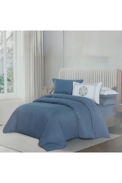 rexa Luxury Hotel Duvet Set, Grey - Single - 4 Pieces