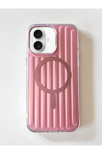 OSG iPhone 16 Uyumlu Premium Kasa Sararmaz Sert Yapılı Magsafe Destekli Koruy...