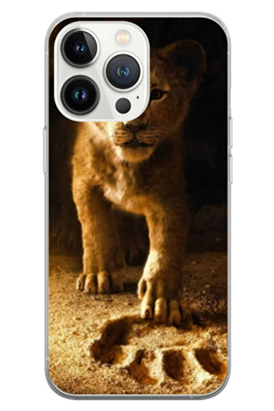 Atlas Husa personalizata 360 de grade pentru Apple iPhone 13 Pro, Lion King #...