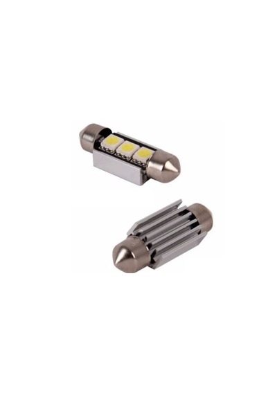 AMIO Set of LED car bulbs C5W, 3SMD, license plate, ceiling light, white light