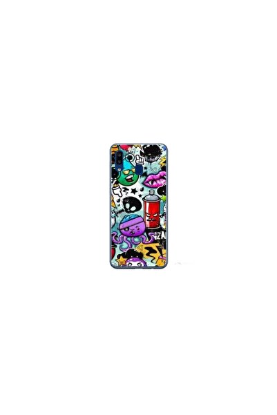 Atlas Husa personalizata 360 de grad Samsung Galaxy A20, Grafitti, multicolor...