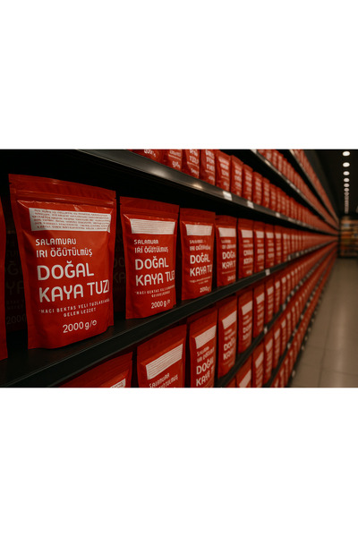 Hünkar “Hünkar Salamura İri Öğütülmüş Doğal Kaya Tuzu ( 2000 gr )