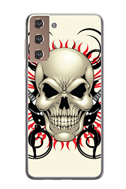 Atlas Персонализиран 360-градусов калъф за Samsung Galaxy S22 Plus, Череп #1,...