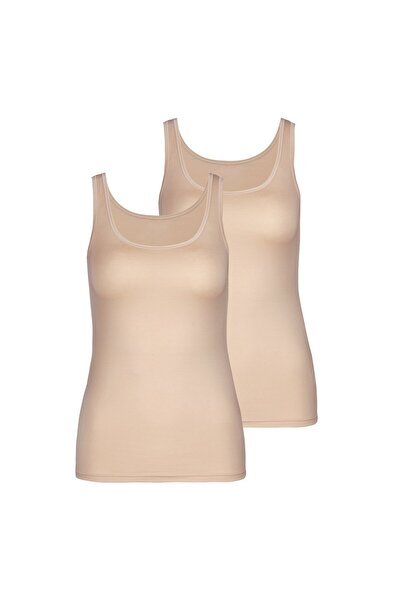 Calida Damen Top 2er Pack - Comfort, Unterhemd, Tank Top, Jersey, einfarbig