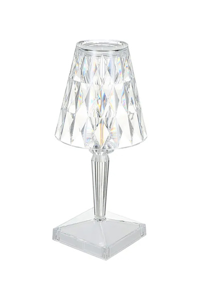Raffine Acrylic Diamond Table Lamp Multicolour 28x14x14cm