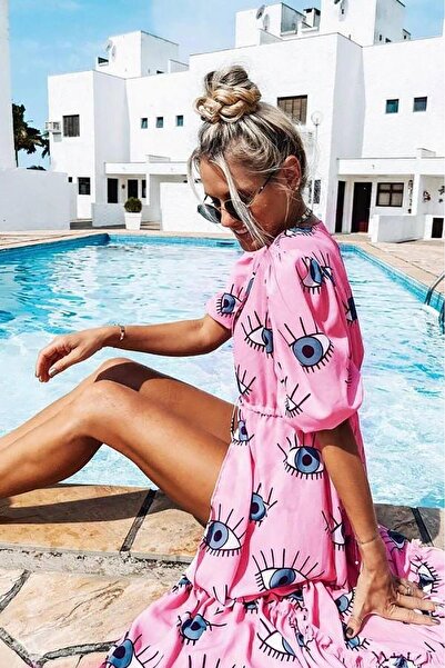 Bikini Mayokini Dünyası Rochie de plajă Lumia - roz