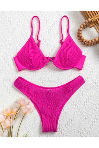 SH pembe destekli bikini takımı