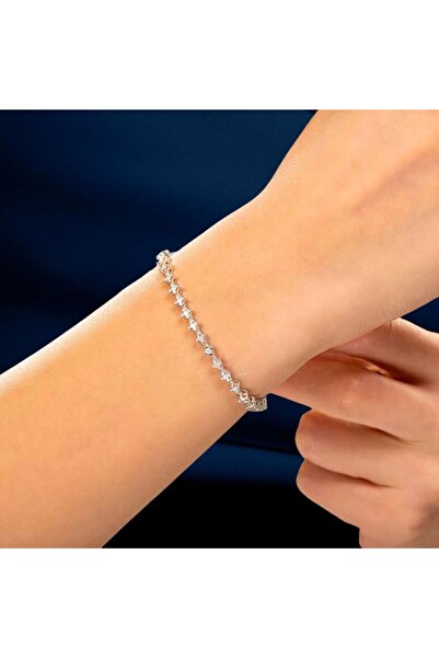 Pırlandia 1,00 Karat Pırlanta Su Yolu Bileklik