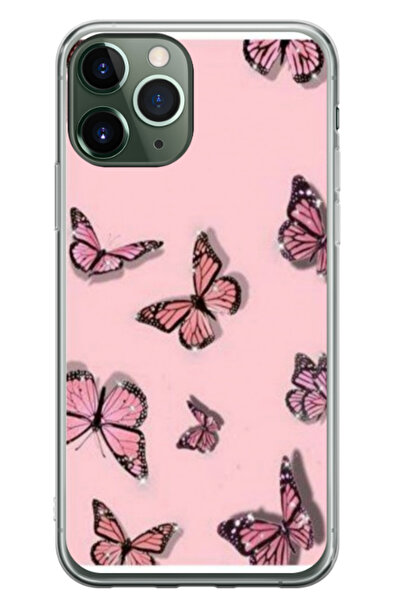 Atlas Husa personalizata 360 de grade pentru Apple iPhone 12 Pro Max, Butterf...