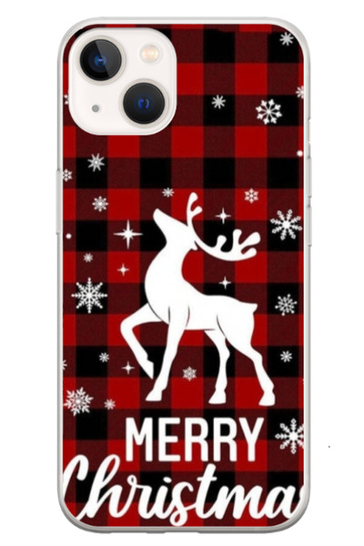 Atlas Εξατομικευμένη θήκη 360 μοιρών για Apple iPhone 14, Merry Christmas Rei...