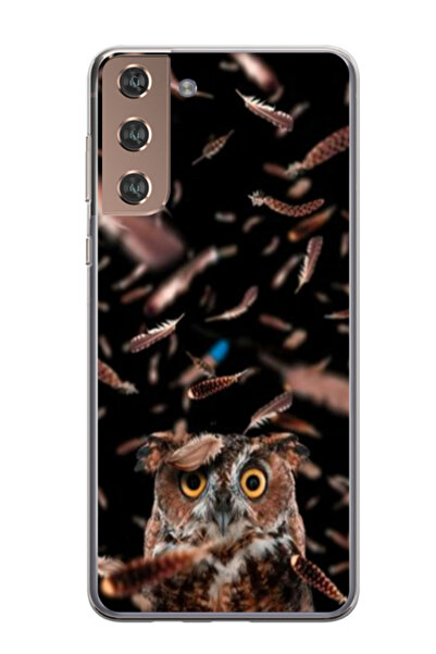 Atlas Husa personalizata 360 de grade pentru Samsung Galaxy S21 Plus, Owl, S1...