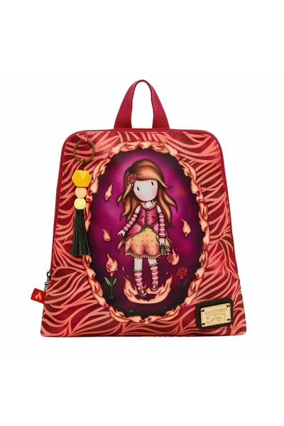 Gorjuss Rucsac mini, Gorjuss, Fire In My Heart, 27 x 27 x 9 cm