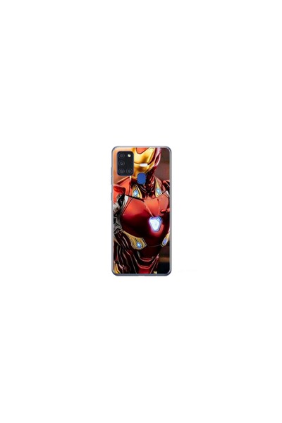 Atlas Husa personalizata 360 de grad Samsung Galaxy A21s, Iron Man #1, multic...