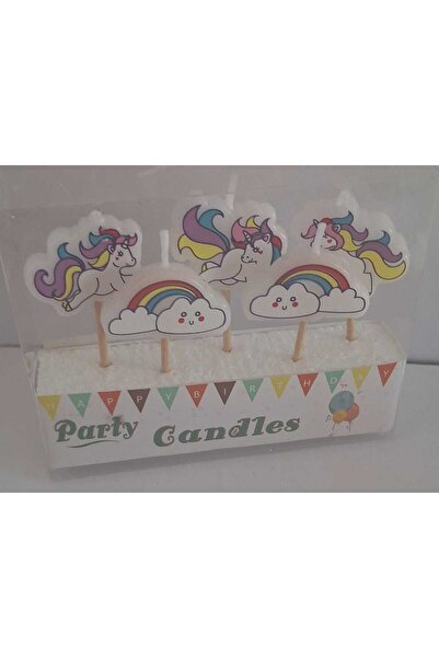 mutluanılarpartievi mutlu anılar parti evi mini unicorn mum seti