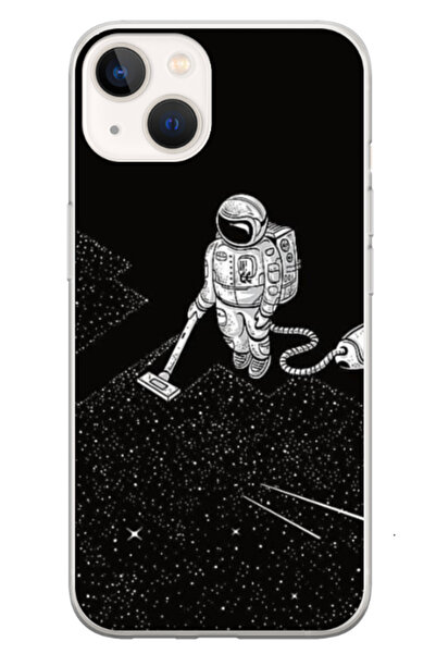 Atlas Husa personalizata 360 de grade pentru Apple iPhone 13 Mini, Vacuum of ...