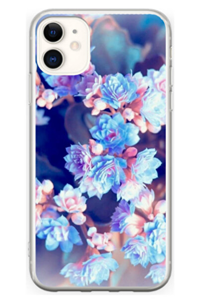 Atlas Husa personalizata 360 de grade pentru Apple iPhone 11, Flowers #2, S1D...