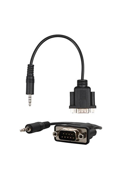 Powermaster 9 Pin Rs232 Erkek - 3.5 Mm Stereo Erkek 3 Boğumlu Jack Kablo
