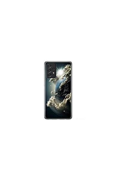 Atlas Husa personalizata 360 de grade pentru Samsung Galaxy A73, Cloudy Earth...