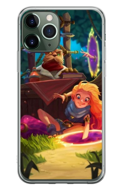 Atlas Husa personalizata 360 de grade pentru Apple iPhone 11 Pro Max, Tangled...
