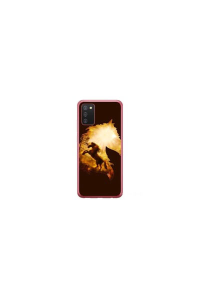 Atlas Husa personalizata 360 de grad Samsung Galaxy A03s, Horse #1, multicolo...