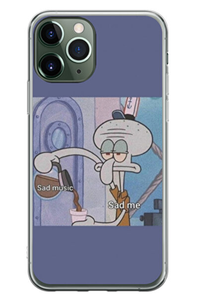 Atlas Husa personalizata 360 de grade pentru Apple iPhone 12 Pro, Squidward #...