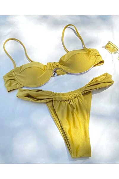 SH hardal renkli bikini takımı