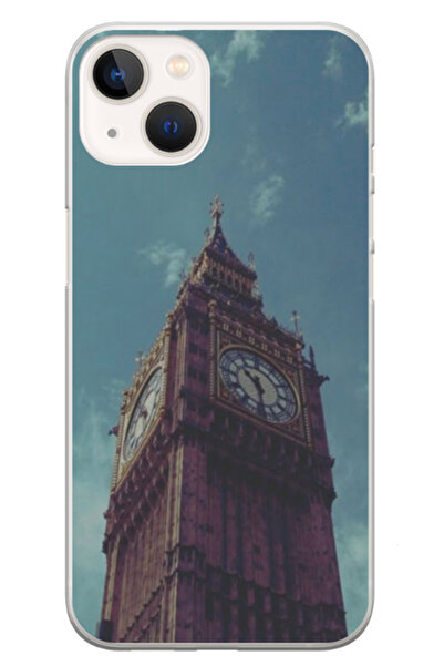 Atlas Husa personalizata 360 de grade pentru Apple iPhone 13 Mini, Big Ben #1...