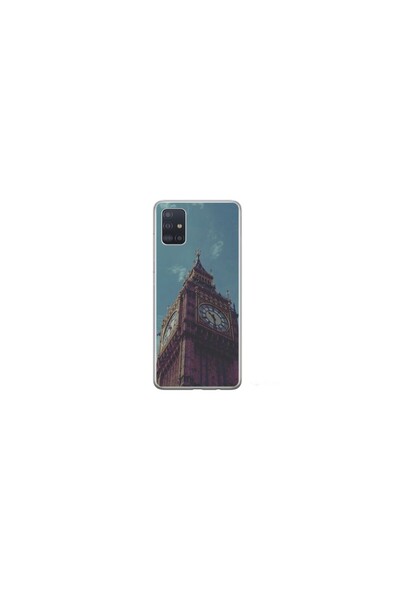 Atlas Husa personalizata 360 de grad Samsung Galaxy A51, Big Ben #1, multicol...