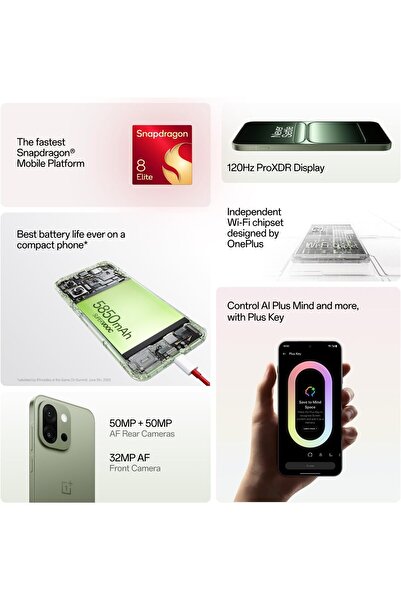 Oneplus 13s | Snapdragon® 8 Elite | Smarter with AI | 12GB+512GB | Black Velvet (Internatio