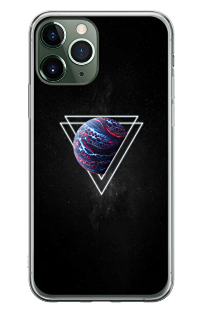 Atlas Εξατομικευμένη θήκη 360 μοιρών για Apple iPhone 12 Pro, Triangle Planet...