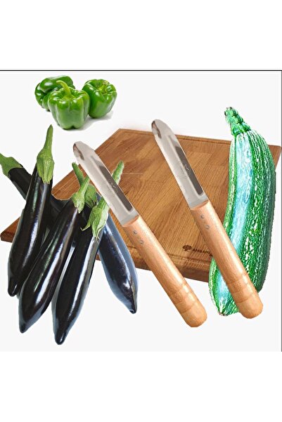 EgedenHerYere Ahşap Saplı Patlıcan, Kabak, Patates, Biber Oyma Bıçağı - Oyaca...