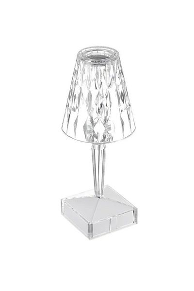 Raffine Acrylic Diamond Table Lamp Warm White