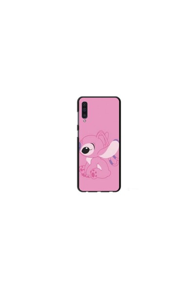 Atlas Husa personalizata 360 de grad Samsung Galaxy A50, Pink Stitch, multico...