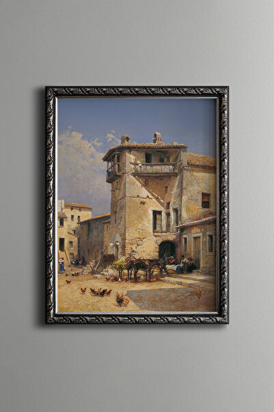 epiqart Anticoli Corrado Square - Vintage Patterned Frame